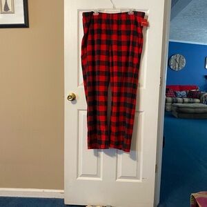 Wondershop Red and Black Plaid Sleepwear